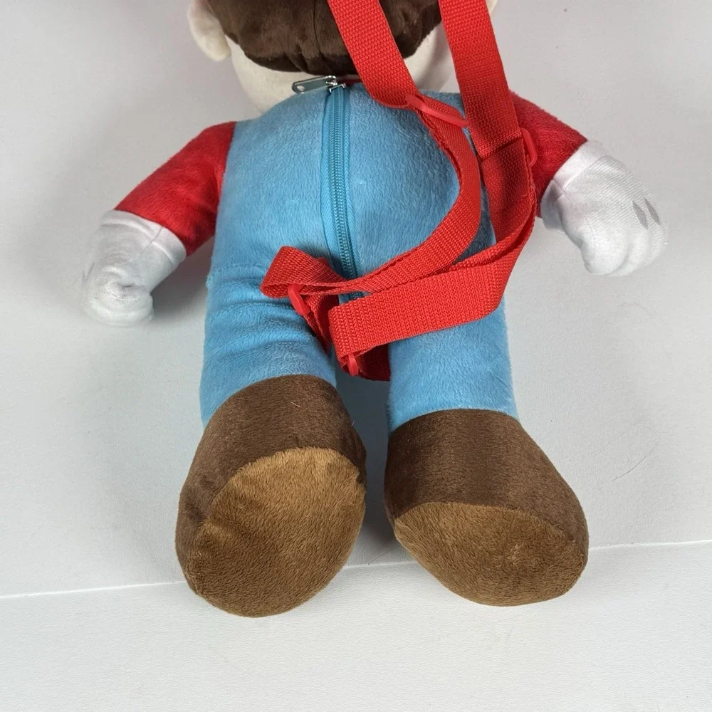 Nintendo Super Mario Bros Brothers Plush Backpack Stuffed Figure Toy Zip 18